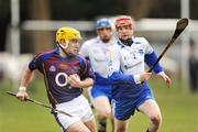 17 February 2009; Brian Carroll, UL, in action against Eoghan Costello, DIT. Ulster Bank Fitzgibbon Cup Round 3, DIT v UL, St. Brendan's Hospital, Grangegorman, Dublin. Photo by Sportsfile