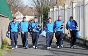 15 February 2009; Dublin players arrive before the game. Allianz National Hurling League, Division 1, Round 2, Dublin v Galway, Parnell Park, Dublin. Picture credit: Daire Brennan / SPORTSFILE
