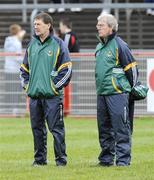 15 February 2009; Kerry manager Jack O'Connor, left, and selector Ger O'Keeffe. Allianz National Football League, Division 1, Round 2, Tyrone v Kerry, Healy Park, Omagh, Co. Tyrone. Picture credit: Oliver McVeigh / SPORTSFILE
