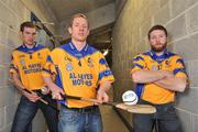 16 February 2009; Pictured at the AIB GAA Club Championship Press Conference are Portumna players left to right, Eoin Lynch, Ollie Canning, captain and Damien Hayes. Portumna will take on Ballyhale Shamrocks in the AIB GAA Hurling Senior Championship Semi-Finals on Sunday the 22nd of February. Pearse Stadium, Galway. Picture credit: David Maher / SPORTSFILE