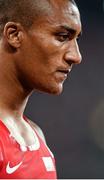 28 August 2015; Ashton Eaton of USA before the 400m discipline of the Men's Decathlon event. IAAF World Athletics Championships Beijing 2015 - Day 7, National Stadium, Beijing, China. Picture credit: Stephen McCarthy / SPORTSFILE