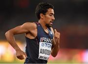 28 August 2015; Morhad Amdouni of France during his semi-final of the Men's 1500m event. IAAF World Athletics Championships Beijing 2015 - Day 7, National Stadium, Beijing, China. Picture credit: Stephen McCarthy / SPORTSFILE