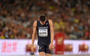 28 August 2015; Bastien Auzeil of France following the 400m discipline of the Men's Decathlon event. IAAF World Athletics Championships Beijing 2015 - Day 7, National Stadium, Beijing, China. Picture credit: Stephen McCarthy / SPORTSFILE