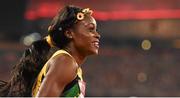 28 August 2015; Elaine Thompson of Jamaica after finishing second in the final of the Women's 200m event. IAAF World Athletics Championships Beijing 2015 - Day 7, National Stadium, Beijing, China. Picture credit: Stephen McCarthy / SPORTSFILE