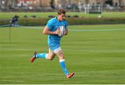 28 August 2015; Andrew Trimble, Ulster, during the warm-up. Pre-Season Friendly, Edinburgh v Ulster, Goldenacre, Edinburgh, Scotland. Picture credit: John Dickson / SPORTSFILE