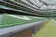 29 August 2015; General view of the Aviva stadium ahead of the game. Rugby World Cup Warm-Up Match, Ireland v Wales, Aviva Stadium, Lansdowne Road, Dublin. Picture credit: Brendan Moran / SPORTSFILE