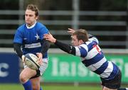 21 February 2009; Shaun McCarthy, St Mary's College, in action against Zack Farivarz, Blackrock College. AIB League Division 1, St Mary's College v Blackrock College, Templeville Road, Dublin. Picture credit: Stephen McCarthy / SPORTSFILE