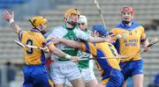 22 February 2009; Colin Fennelly, Ballyhale Shamrocks, in action against Leo Smith and Michael Ryan, Portumna. AIB All-Ireland Senior Club Hurling Championship Semi-Final, Ballyhale Shamrocks v Portumna, Semple Stadium, Thurles, Co. Tipperary. Picture credit: Ray Ryan / SPORTSFILE