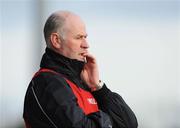 22 February 2009; Cushendall manager James McNaughton looks on during the closing stages of the game. AIB All-Ireland Senior Club Hurling Championship Semi-Final, Cushendall v De La Salle, Parnell Park, Dublin. Picture credit: David Maher / SPORTSFILE