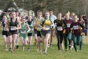 22 February 2009; The start of the Ladies Under 17 and Under 19 4000m race. Ras na hEireann Cross Country, Dunleer, Co. Louth. Picture credit: Tomas Greally / SPORTSFILE