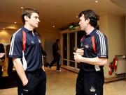 22 February 2009; Tom Kenny and Donal Og Cusack, right, at the 2008 Cork Squad Meeting with Cork Clubs. Maryborough House Hotel, Douglas, Co. Cork. Picture credit: Pat Murphy / SPORTSFILE