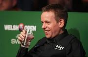 22 February 2009; Joe Swail during the final. Ali Carter v Joe Swail, Welsh Open Snooker Final, The Newport Centre, Newport, Wales. Picture credit: Steve Pope / SPORTSFILE