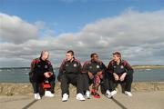 23 February 2009; Bohemians new signings, from left to right, Paul Keegan, Brian Shelley, Joseph Ndo and Matt Gregg pictured before a pre-season press conference. The Grand Hotel, Malahide, Co. Dublin. Picture credit: David Maher / SPORTSFILE