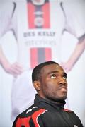 23 February 2009; Bohemians new signing Joseph Ndo  pictured during a pre-season press conference. The Grand Hotel, Malahide, Co. Dublin. Picture credit: David Maher / SPORTSFILE