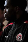 23 February 2009;  Bohemians new signing Joseph Ndo pictured before a  pre-Season Press Conference. The Grand Hotel, Malahide, Co. Dublin. Picture credit: David Maher / SPORTSFILE