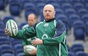 24 February 2009; Hooker Bernard Jackman in action during Ireland rugby squad training ahead of their RBS Six Nations game against England on Saturday. RDS, Dublin. Picture credit: Brendan Moran / SPORTSFILE