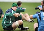 24 February 2009; Lock Paul O'Connell in action during Ireland rugby squad training ahead of their RBS Six Nations game against England on Saturday. RDS, Dublin. Picture credit: Brendan Moran / SPORTSFILE