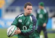 24 February 2009; Centre Paddy Wallace in action during Ireland rugby squad training ahead of their RBS Six Nations game against England on Saturday. RDS, Dublin. Picture credit: Brendan Moran / SPORTSFILE