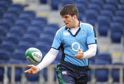 24 February 2009; Lock Donncha O'Callaghan in action during Ireland rugby squad training ahead of their RBS Six Nations game against England on Saturday. RDS, Dublin. Picture credit: Brendan Moran / SPORTSFILE