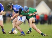 25 February 2009; Ray McLoughney, Waterford IT, in action against David Kennedy, Limerick IT. Ulster Bank Fitzgibbon Cup Quarter-Final, Limerick IT v Waterford IT, Limerick IT, Limerick. Picture credit: Pat Murphy / SPORTSFILE *** Local Caption ***