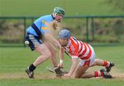 25 February 2009; Eoin Dillon, Cork IT, in action against David Lyng, UCD. Ulster Bank Fitzgibbon Cup Quarter-Final,Cork IT v UCD,  CIT Sports Stadium, Cork. Picture credit: Matt Browne / SPORTSFILE *** Local Caption ***