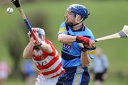 25 February 2009; Stephen Nolan, UCD, in action against Peter Downey, Cork IT. Ulster Bank Fitzgibbon Cup Quarter-Final,Cork IT v UCD, CIT Sports Stadium, Cork. Picture credit: Matt Browne / SPORTSFILE *** Local Caption ***