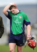 25 February 2009; Joe Canning, Limerick IT, shows his disappointment as he leaves the field after the game. Ulster Bank Fitzgibbon Cup Quarter-Final, Limerick IT v Waterford IT, Limerick IT, Limerick. Picture credit: Pat Murphy / SPORTSFILE *** Local Caption ***