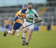 22 February 2009; Andrew Smith, Portumna, in action against Michael Dermody, Ballyhale Shamrocks. AIB All-Ireland Senior Club Hurling Championship Semi-Final, Ballyhale Shamrocks v Portumna, Semple Stadium, Thurles, Co. Tipperary. Picture credit: Brian Lawless / SPORTSFILE