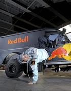 24 February 2009; World Champion Breakdancer Roxrite in Dublin to celebrate the screening of Breakdance documentary at the Jameson International Film Festival.  Photo by Sportsfile