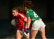 29 August 2015; Aisling Hutchings, Cork, in action against Cáit Lynch, Kerry. TG4 Ladies Football All-Ireland Senior Championship, Semi-Final, Cork v Kerry, Gaelic Grounds, Limerick. Picture credit: Piaras Ó Mídheach / SPORTSFILE