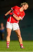 29 August 2015; Valerie Mulcahy, Cork, watches her free go wide. TG4 Ladies Football All-Ireland Senior Championship, Semi-Final, Cork v Kerry, Gaelic Grounds, Limerick. Picture credit: Piaras Ó Mídheach / SPORTSFILE
