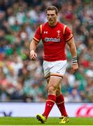 29 August 2015; George North, Wales. Rugby World Cup Warm-Up Match, Ireland v Wales, Aviva Stadium, Lansdowne Road, Dublin. Picture credit: Ramsey Cardy / SPORTSFILE