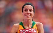 30 August 2015; Sinead Diver, from Belmullet, Co. Mayo, representing Australia, following her 21st place finish in the Women's Marathon event. IAAF World Athletics Championships Beijing 2015 - Day 9, National Stadium, Beijing, China. Picture credit: Stephen McCarthy / SPORTSFILE