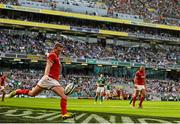 29 August 2015; Dan Biggar, Wales. Rugby World Cup Warm-Up Match, Ireland v Wales, Aviva Stadium, Lansdowne Road, Dublin. Picture credit: Ramsey Cardy / SPORTSFILE