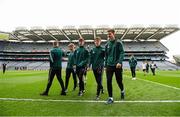30 August 2015; The Kildare team on the pitch before the game. Electric Ireland GAA Football All-Ireland Minor Championship, Semi-Final, Kildare v Tipperary, Croke Park, Dublin. Photo by Sportsfile