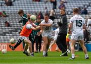 30 August 2015; Kildare players warm up before the game. Electric Ireland GAA Football All-Ireland Minor Championship, Semi-Final, Kildare v Tipperary, Croke Park, Dublin. Picture credit: Ray McManus / SPORTSFILE