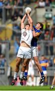 30 August 2015; Brian McLoughlin, Kildare, in action against Danny Owens, Tipperary. Electric Ireland GAA Football All-Ireland Minor Championship, Semi-Final, Kildare v Tipperary, Croke Park, Dublin. Photo by Sportsfile