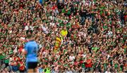 30 August 2015; Supporters during a minute's applause for the late Darragh Doherty. GAA Football All-Ireland Senior Championship, Semi-Final, Dublin v Mayo, Croke Park, Dublin. Picture credit: Ramsey Cardy / SPORTSFILE
