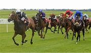 30 August 2015; Hint Of A Tint, with Fran Berry up, on their way to winning the Tote Irish Cambridgeshire. Curragh Racecourse, Curragh, Co. Kildare. Picture credit: Cody Glenn / SPORTSFILE