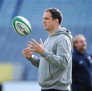 27 February 2009; Head coach Martin Johnson during the England squad Captain's Run ahead of their RBS Six Nations Championship game against Ireland on Saturday. Croke Park, Dublin. Picture credit: Brendan Moran / SPORTSFILE *** Local Caption ***