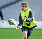 27 February 2009; Toby Flood in action during the England squad Captain's Run ahead of their RBS Six Nations Championship game against Ireland on Saturday. Croke Park, Dublin. Picture credit: Brendan Moran / SPORTSFILE *** Local Caption ***