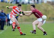 27 February 2009; Sean Cahalane, Cork IT,  in action against David Finnegan, NUI Galway. Ulster Bank Sigerson Cup Semi-Final, NUI Galway v Cork IT, CIT Sports Stadium, Cork. Picture credit: Matt Browne / SPORTSFILE