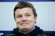 27 February 2009; Ireland captain Brian O'Driscoll during a press conference ahead of their RBS Six Nations Championship game against England on Saturday. Jury's Croke Park Hotel, Dublin. Picture credit: Brendan Moran / SPORTSFILE *** Local Caption ***