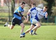 27 February 2009; Mark Ronaldson, UCD, in action against Neil O'Shea, DIT. Ulster Bank Sigerson Cup Semi-Final, DIT v UCD, CIT Sports Stadium, Cork. Picture credit: Matt Browne / SPORTSFILE *** Local Caption ***