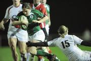 27 February 2009; Helen Brosnan, Ireland, in action against Victoria Massarella, England. Women's 6 Nations, Ireland v England, Templeville Road, Dublin. Picture credit: Brian Lawless / SPORTSFILE