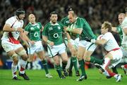 28 February 2009; Rory Best, Ireland, is tackled by Andy Goode, England. RBS Six Nations Rugby Championship, Ireland v England, Croke Park, Dublin. Picture credit: Brendan Moran / SPORTSFILE