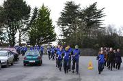 1 March 2009; The Tipperary team make their way from their warm-up session to the stadium before the game. Allianz GAA National Hurling League, Division 1, Round 3, Tipperary v Clare, Semple Stadium, Thurles, Co. Tipperary. Picture credit: Brendan Moran / SPORTSFILE