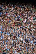 30 August 2015; Supporters look on from the Cusack Stand during the game. GAA Football All-Ireland Senior Championship, Semi-Final, Dublin v Mayo, Croke Park, Dublin. Picture credit: Brendan Moran / SPORTSFILE