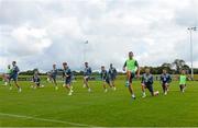 31 August 2015; General view of members of the Republic of Ireland team during squad training at the new FAI facilities at Abbotstown. Republic of Ireland Squad Training, Abbotstown, Co. Dublin. Picture credit: David Maher / SPORTSFILE