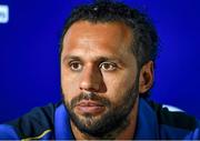 31 August 2015; Leinster's Isa Nacewa during a press conference. Leinster Rugby Press Conference. Leinster Rugby HQ, UCD, Belfield, Dubin. Picture credit: Cody Glenn / SPORTSFILE